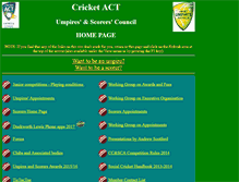 Tablet Screenshot of actumpires.com